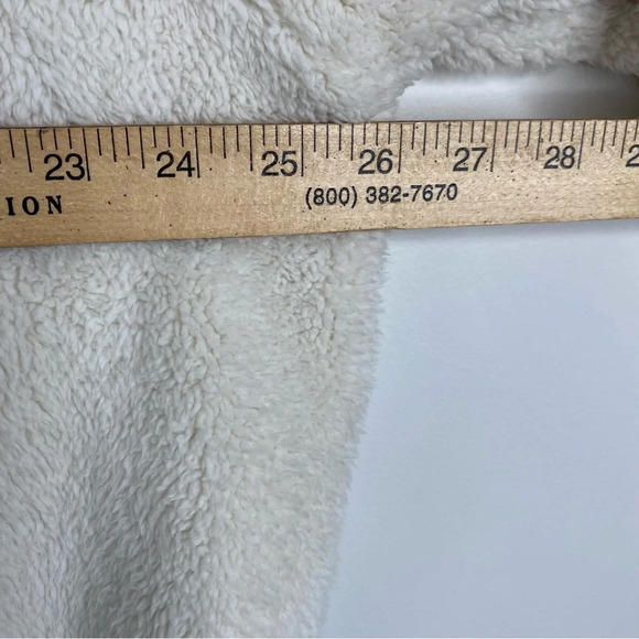 Athleta Tugga Sherpa Jacket Teddy Full Zip Fleece Pockets Athleisure Cozy Boho - Picture 10 of 11
